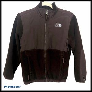 THE NORTH FACE Brown Polartec Zippered Jacket M
